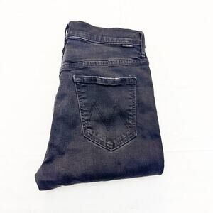 Mother The Stunner Zip Ankle Step Fray Not Guilty Raw Hem Denim Jeans Size 29